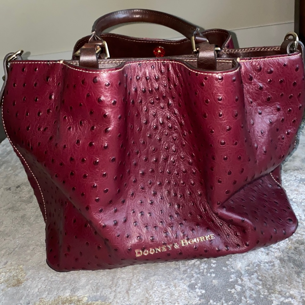 Dooney and Bourke Ostrich Barlow Bag